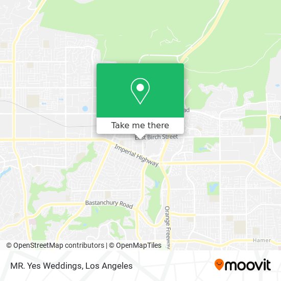 MR. Yes Weddings map