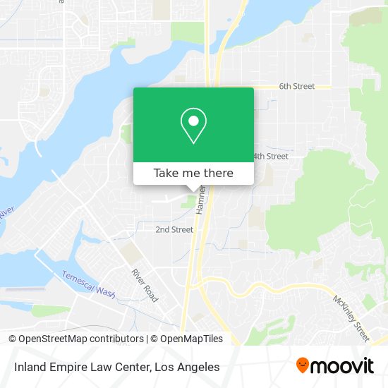 Mapa de Inland Empire Law Center