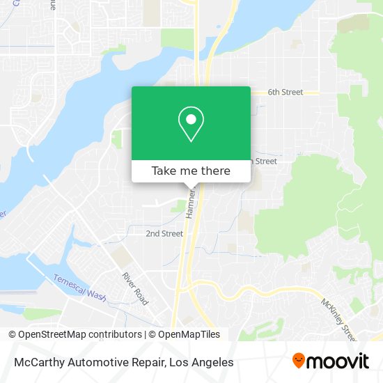 Mapa de McCarthy Automotive Repair