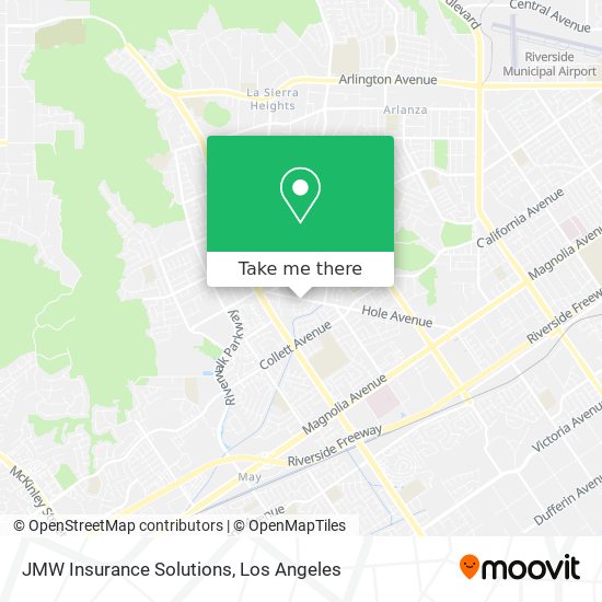 JMW Insurance Solutions map