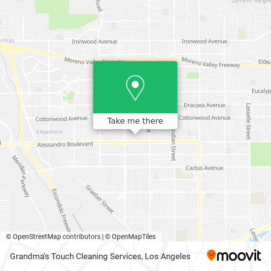 Grandma's Touch Cleaning Services map