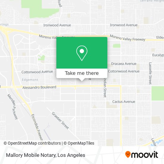 Mallory Mobile Notary map