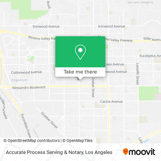 Accurate Process Serving & Notary map