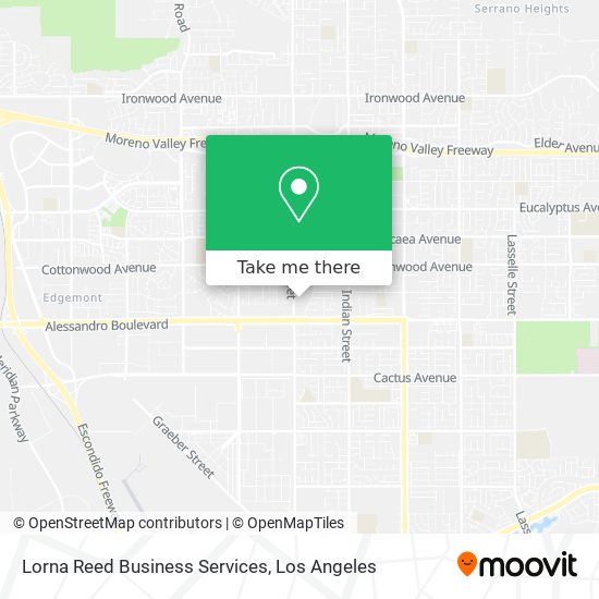 Mapa de Lorna Reed Business Services