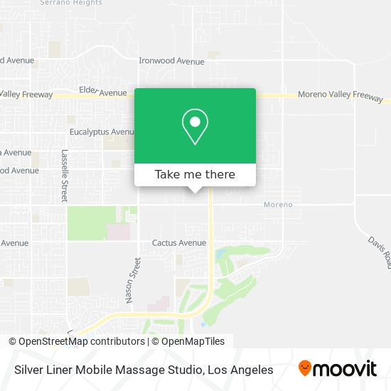 Silver Liner Mobile Massage Studio map