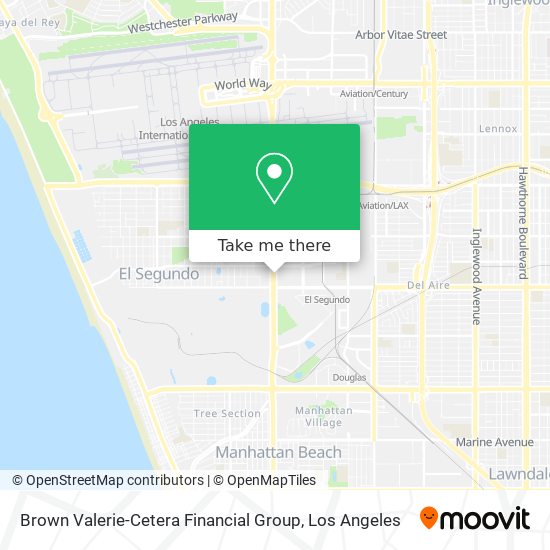 Mapa de Brown Valerie-Cetera Financial Group