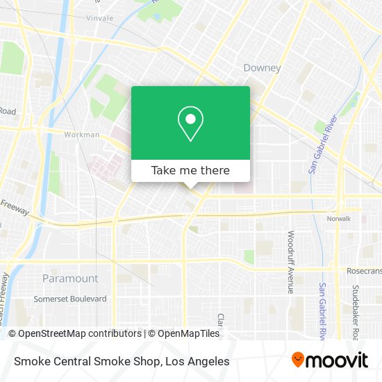 Mapa de Smoke Central Smoke Shop