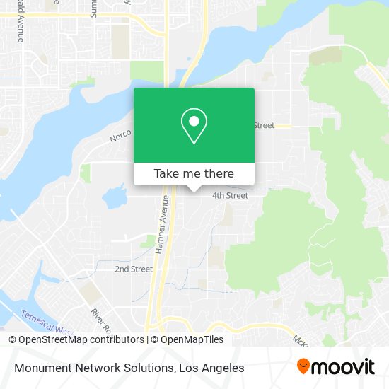 Monument Network Solutions map