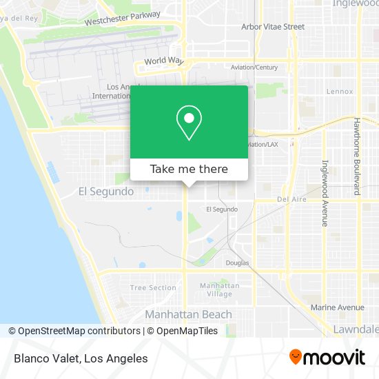 Blanco Valet map