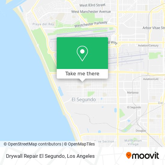 Drywall Repair El Segundo map