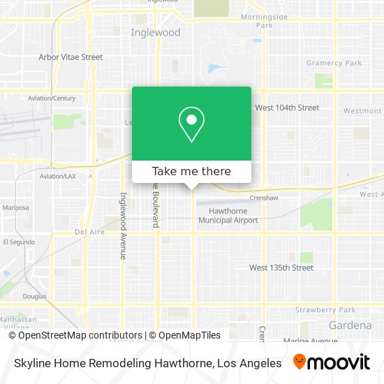 Mapa de Skyline Home Remodeling Hawthorne