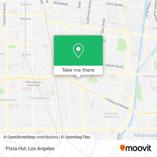 Pizza Hut map