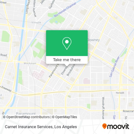 Carnet Insurance Services map