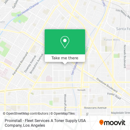 Proinstall - Fleet Services A Toner Supply USA Company map