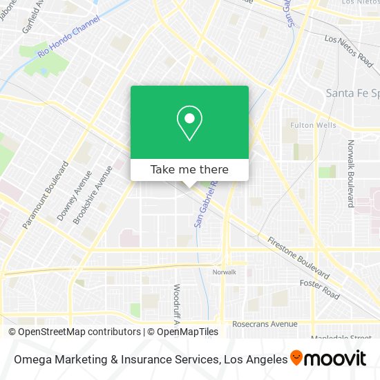 Mapa de Omega Marketing & Insurance Services