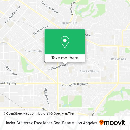 Javier Gutierrez-Excellence Real Estate map