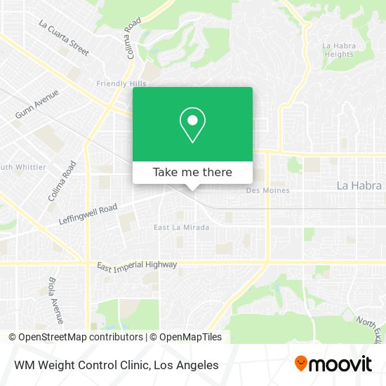 WM Weight Control Clinic map