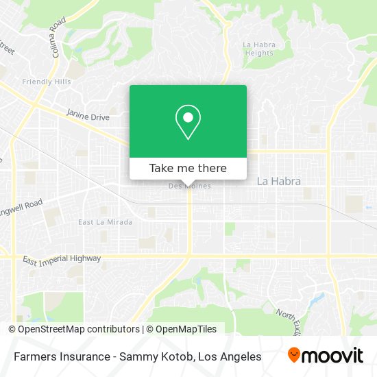 Farmers Insurance - Sammy Kotob map