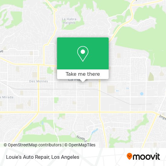 Louie's Auto Repair map