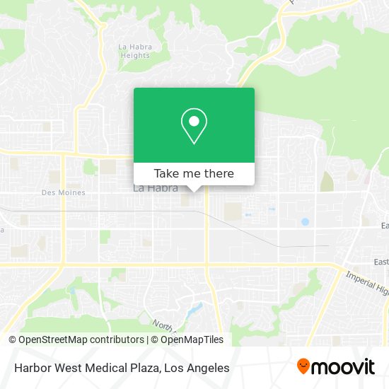 Harbor West Medical Plaza map