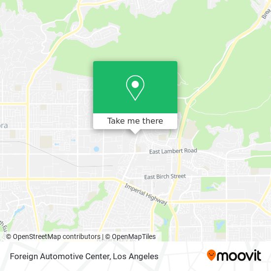 Foreign Automotive Center map