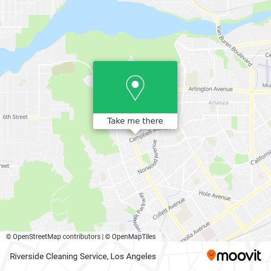 Mapa de Riverside Cleaning Service