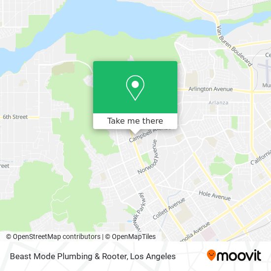 Mapa de Beast Mode Plumbing & Rooter