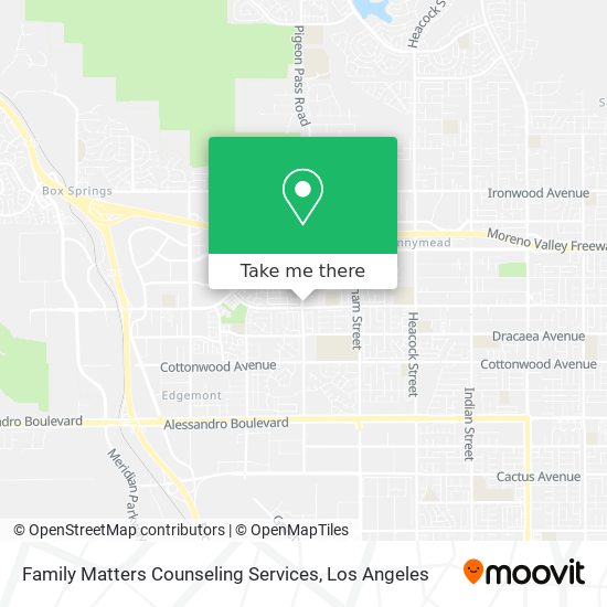 Family Matters Counseling Services map