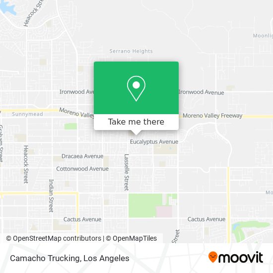 Camacho Trucking map