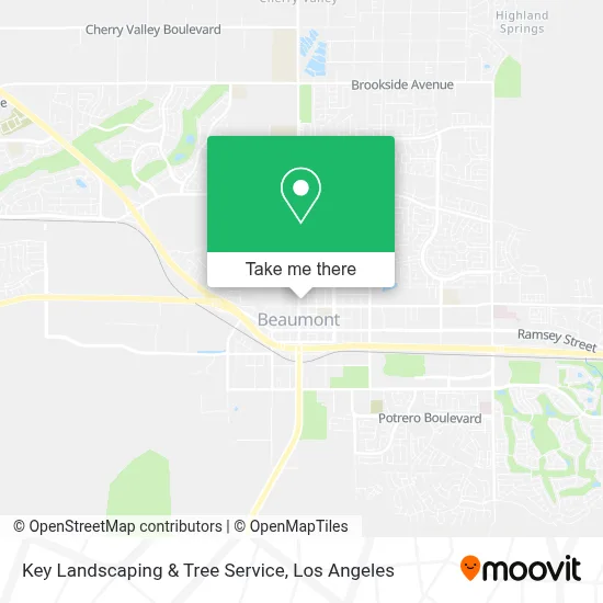 Key Landscaping & Tree Service map