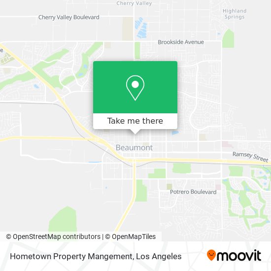 Hometown Property Mangement map