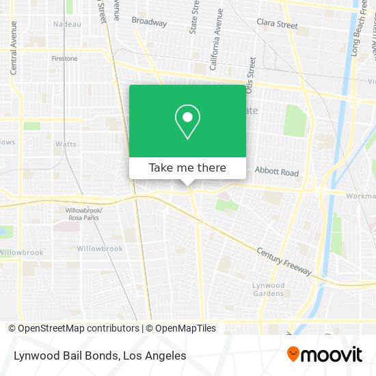 Lynwood Bail Bonds map