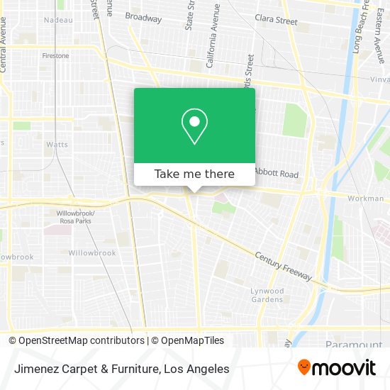 Jimenez Carpet & Furniture map