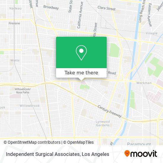 Independent Surgical Associates map