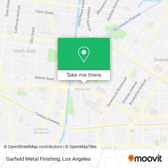 Mapa de Garfield Metal Finishing