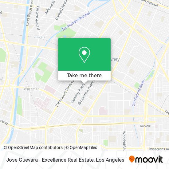 Jose Guevara - Excellence Real Estate map