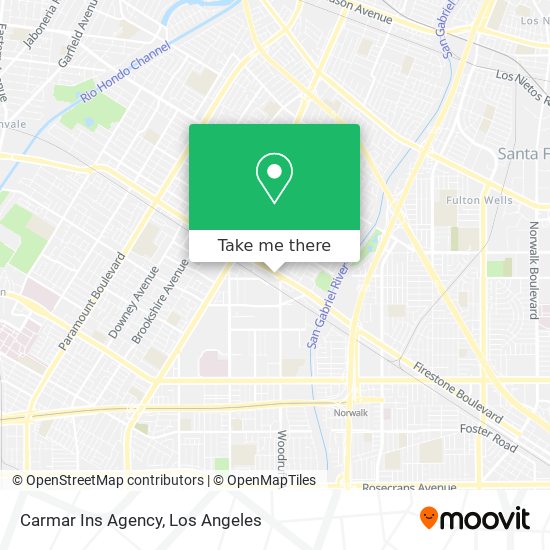 Carmar Ins Agency map