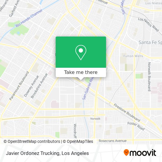 Mapa de Javier Ordonez Trucking