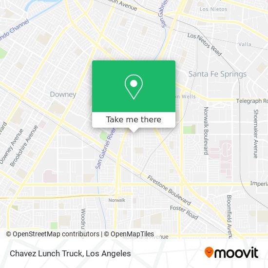 Chavez Lunch Truck map