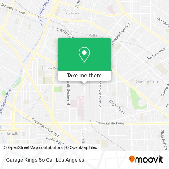 Mapa de Garage Kings So Cal