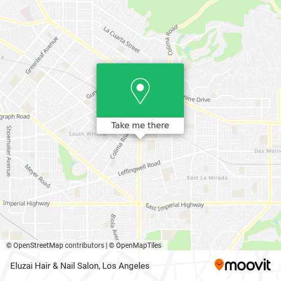 Mapa de Eluzai Hair & Nail Salon