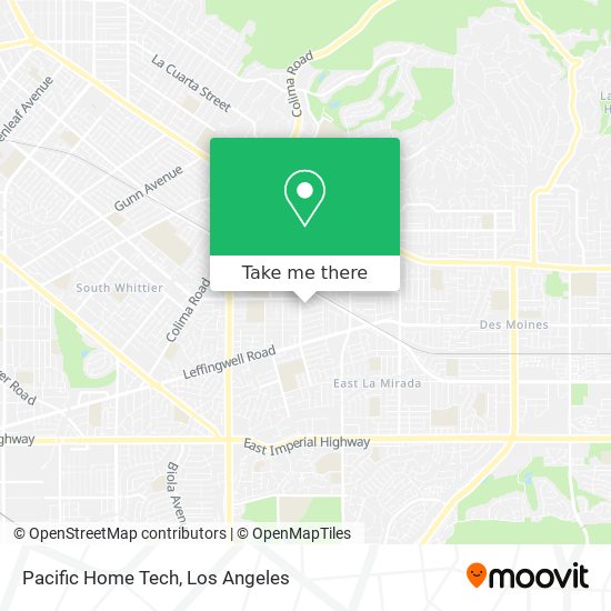 Pacific Home Tech map