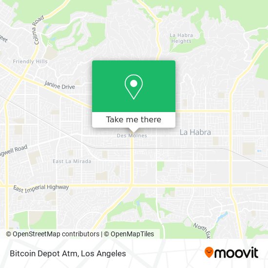 Mapa de Bitcoin Depot Atm