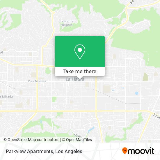 Parkview Apartments map