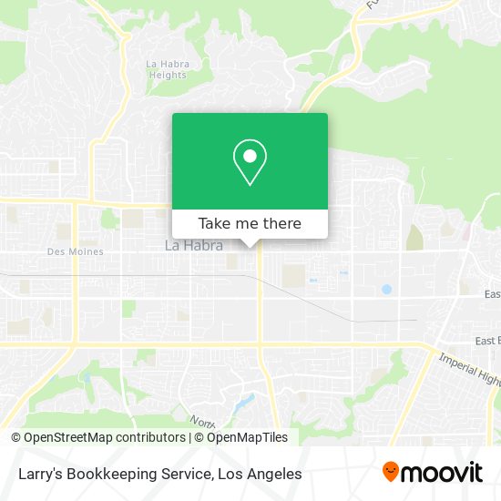 Larry's Bookkeeping Service map