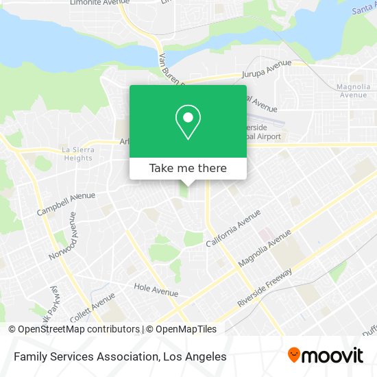 Family Services Association map