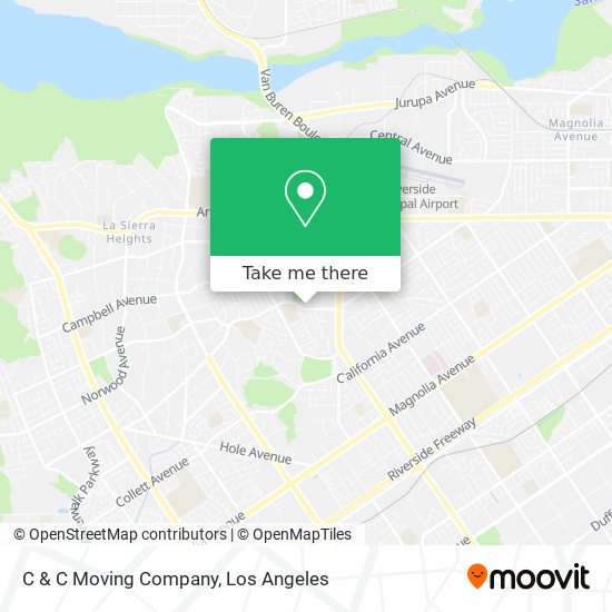 Mapa de C & C Moving Company