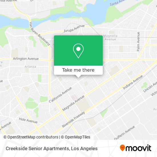 Creekside Senior Apartments map