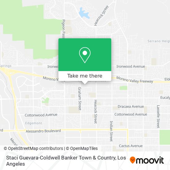 Staci Guevara-Coldwell Banker Town & Country map
