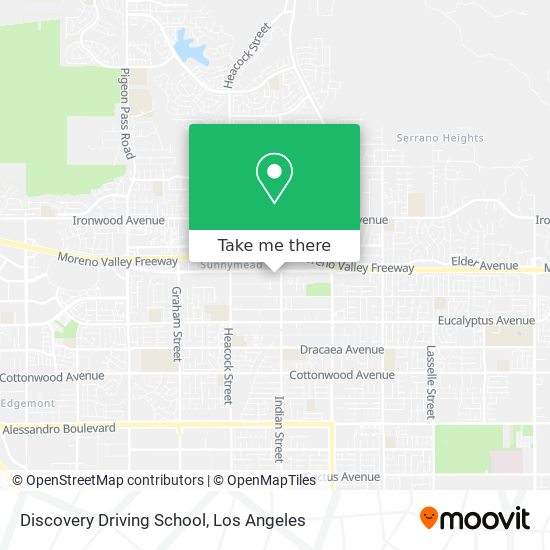 Discovery Driving School map